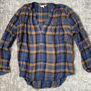 Lucky Brand Plaid Top